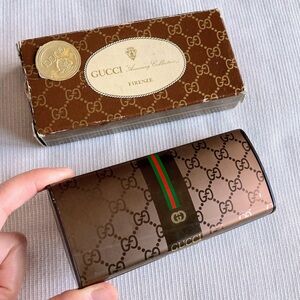 Vintage 1970s Authentic Gucci Accessory Collection Lighter Packaging & Box ONLY